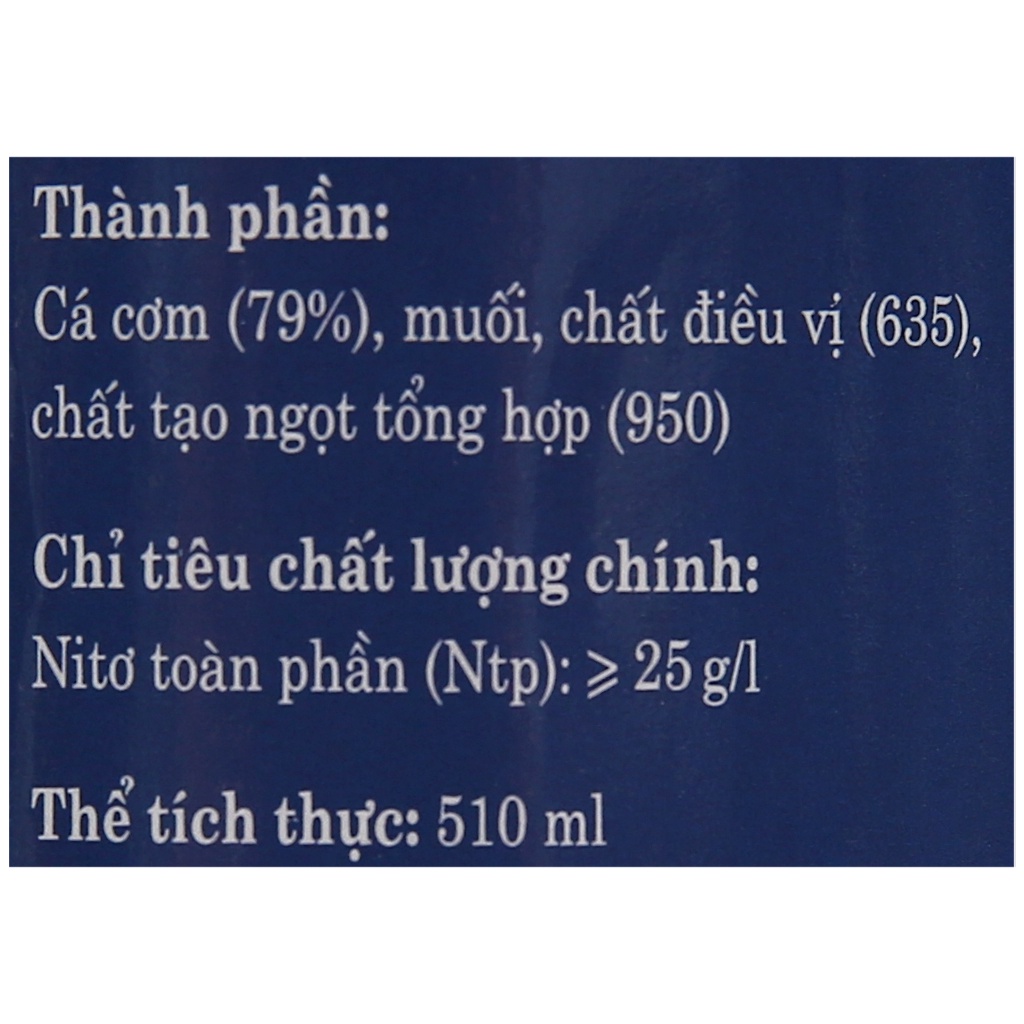 Nước Mắm Nhỉ Cá Cơm 584 Nha Trang 25 Độ Đạm 500 ml