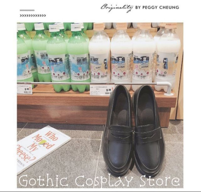 [CÓ SẴN] 🍁 Giày Oxford Ullzang phong cách Vintage  màu đen ( Size 35 - 40 ) gothic.cosplay | BigBuy360 - bigbuy360.vn