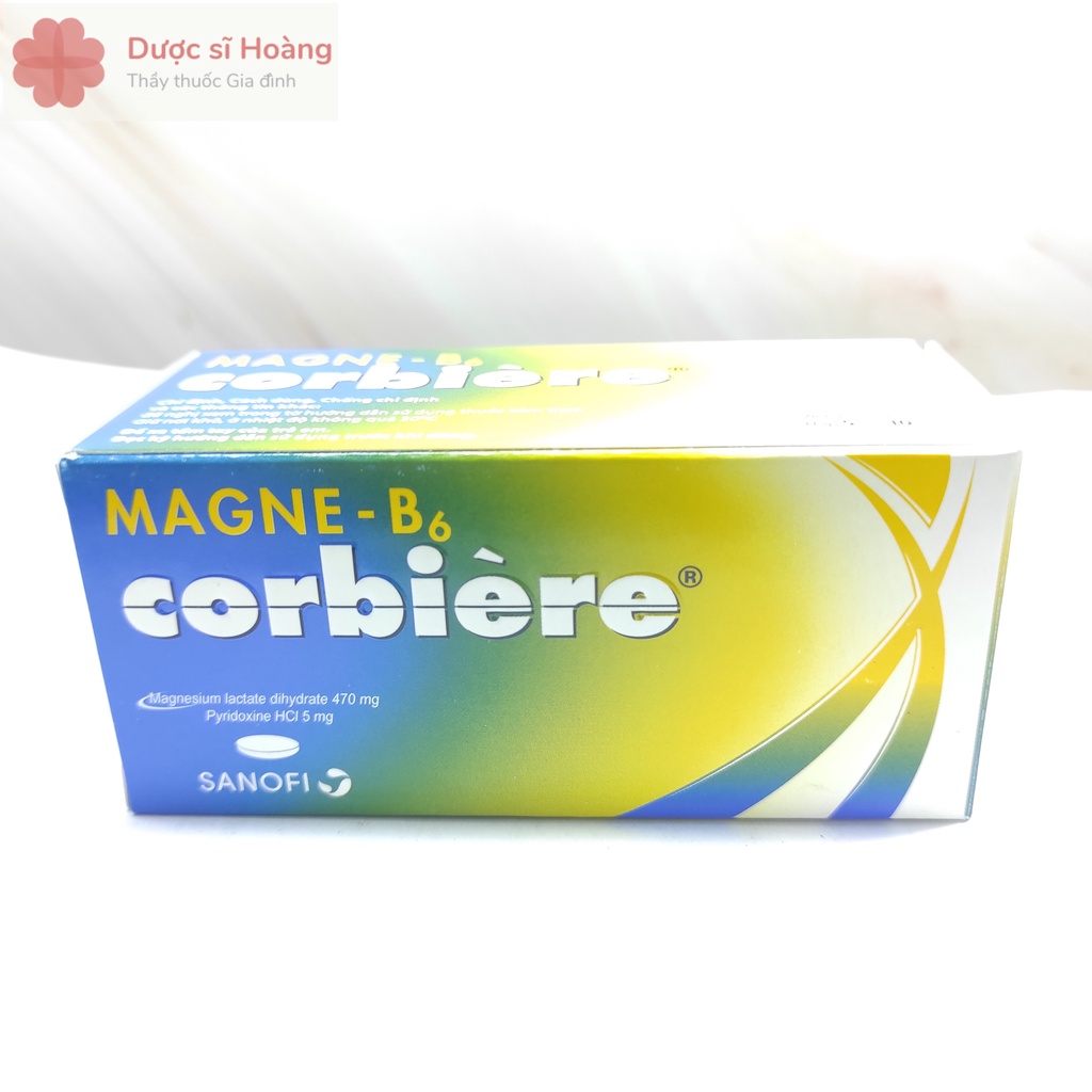 Magne-B6 Corbiere - Hỗ Trợ Giảm Các Triệu Chứng Căng Thẳng, Đau Đầu, Rối Loạn Giấc Ngủ