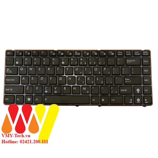 Bàn phím laptop ASUS A43s - Cáp cong NEW 100%