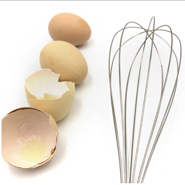 Que đánh trứng bằng thép không gỉ tiện dụng đa năng 8 / 10 / 12inches