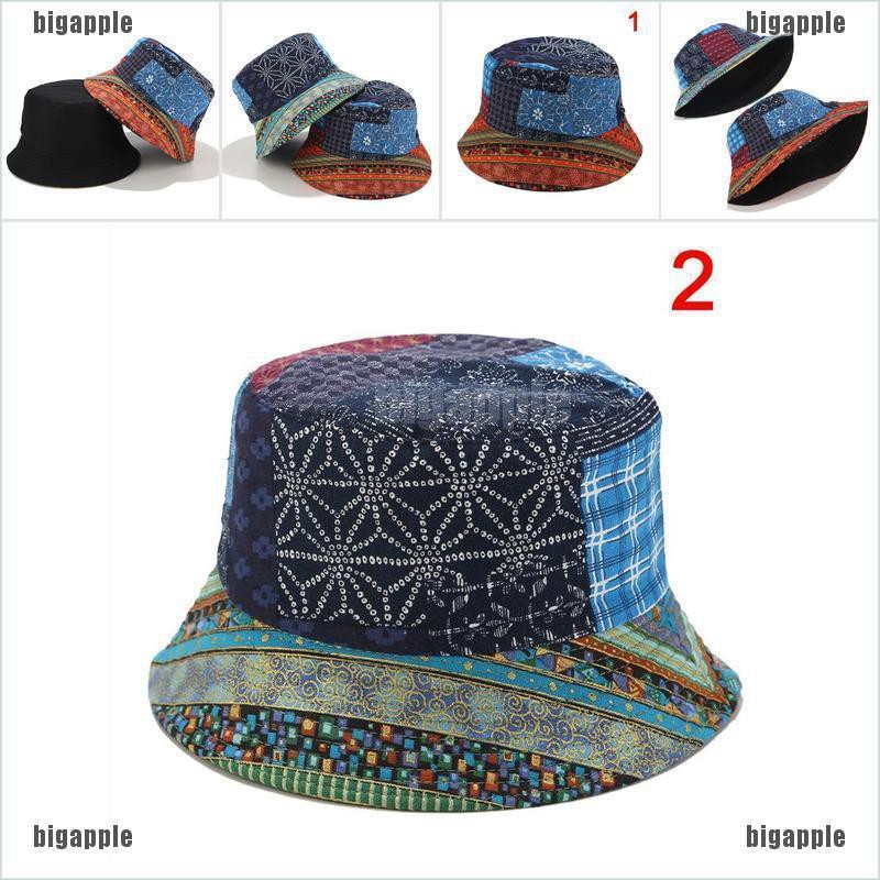 Mũ bucket in hình hoa hướng dương thời trang phong cách vintage