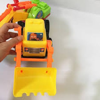 (Hàng hót gái hời) Máy cẩu và máy ủi 2 trong 1 chạy đà siêu bền