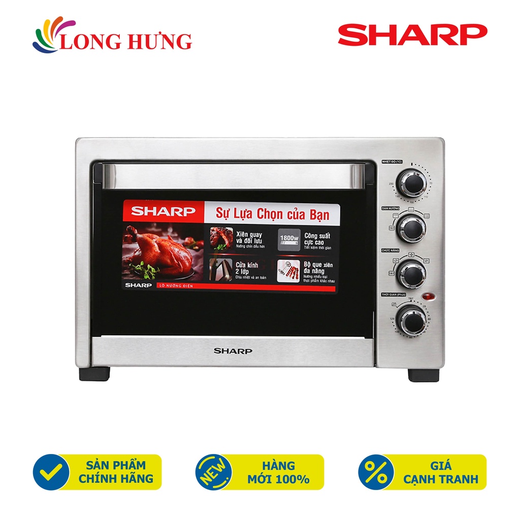 Lò nướng Sharp 38 lít EO-A384RCSV-ST - Hàng chính hãng