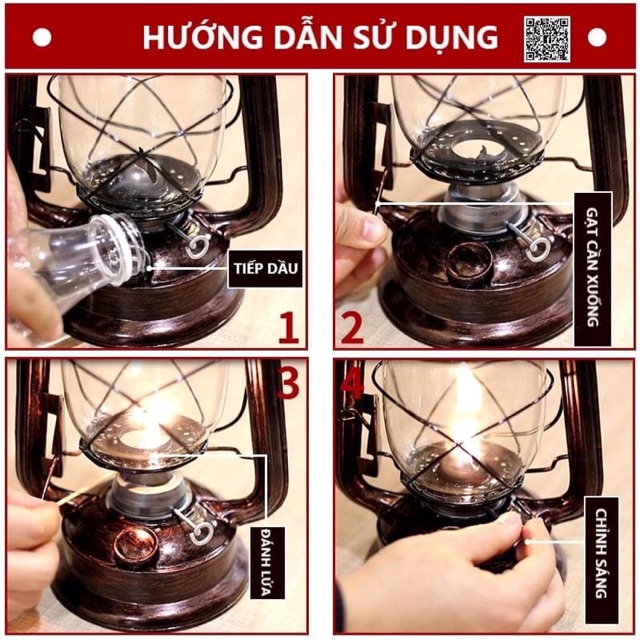 Đèn bão dầu cổ điển cắm trại dã ngoại du lịch | BigBuy360 - bigbuy360.vn