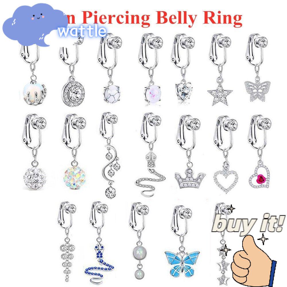 Khuyên Rốn Dạng Kẹp Không Cần Xỏ Lỗ Cho Nữ