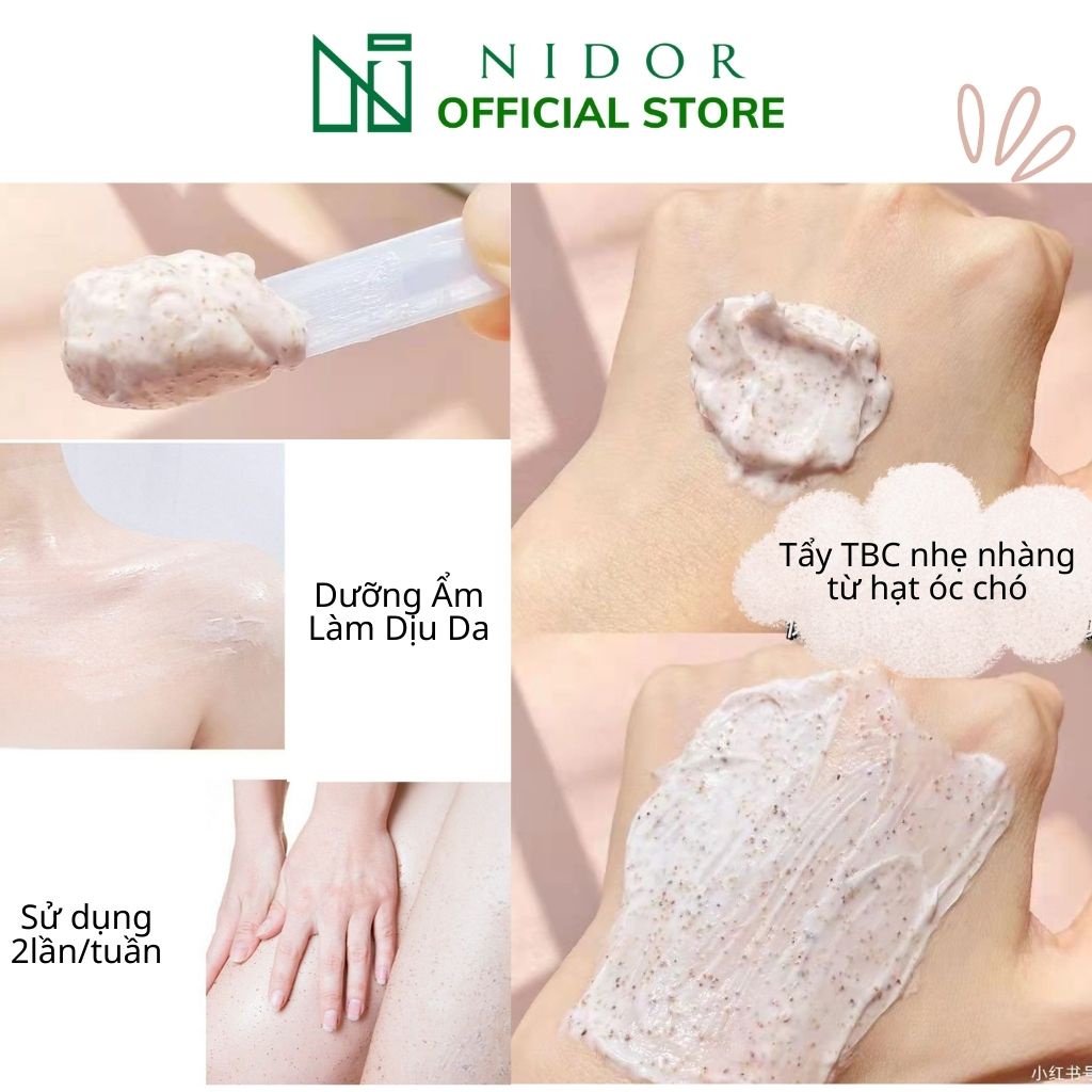 Kem Tẩy Tế Bào Chết Toàn Thân Chiết Xuất Hoa Hồng LIFUSHA - Nội Địa Trung