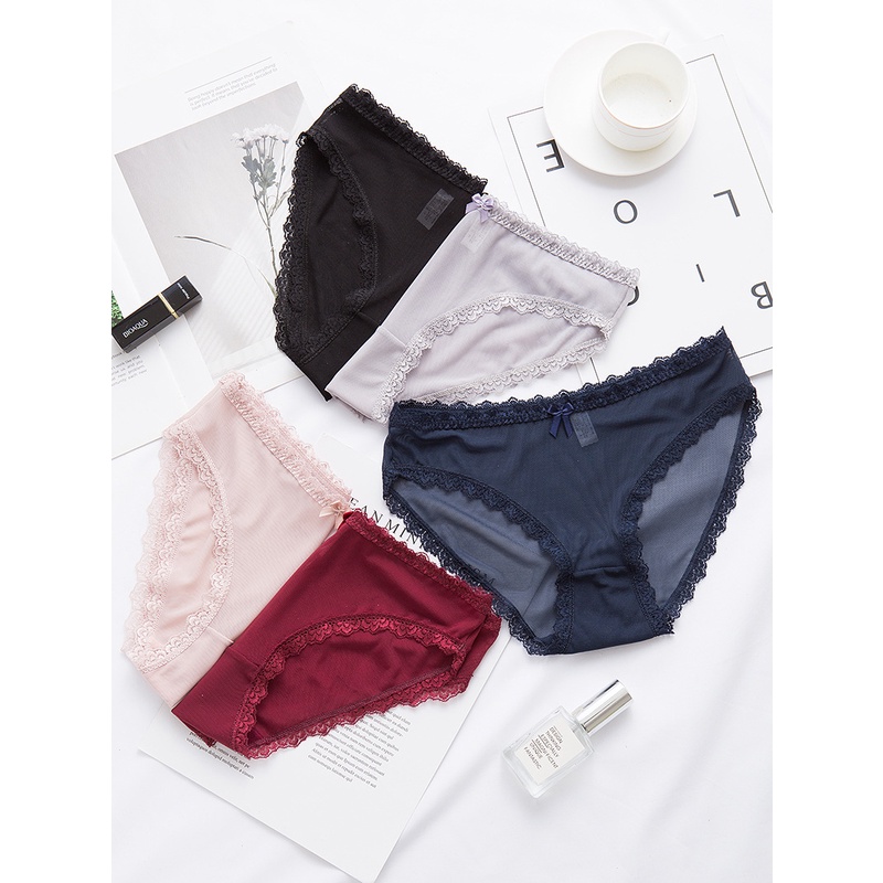Quần lót nữ ren xuyên thấu sexy thoáng khí cao cấp QL41 | BigBuy360 - bigbuy360.vn