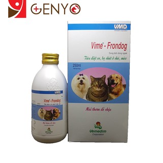 Chai xịt ve ghẻ chó mèo Frontdog 250ml