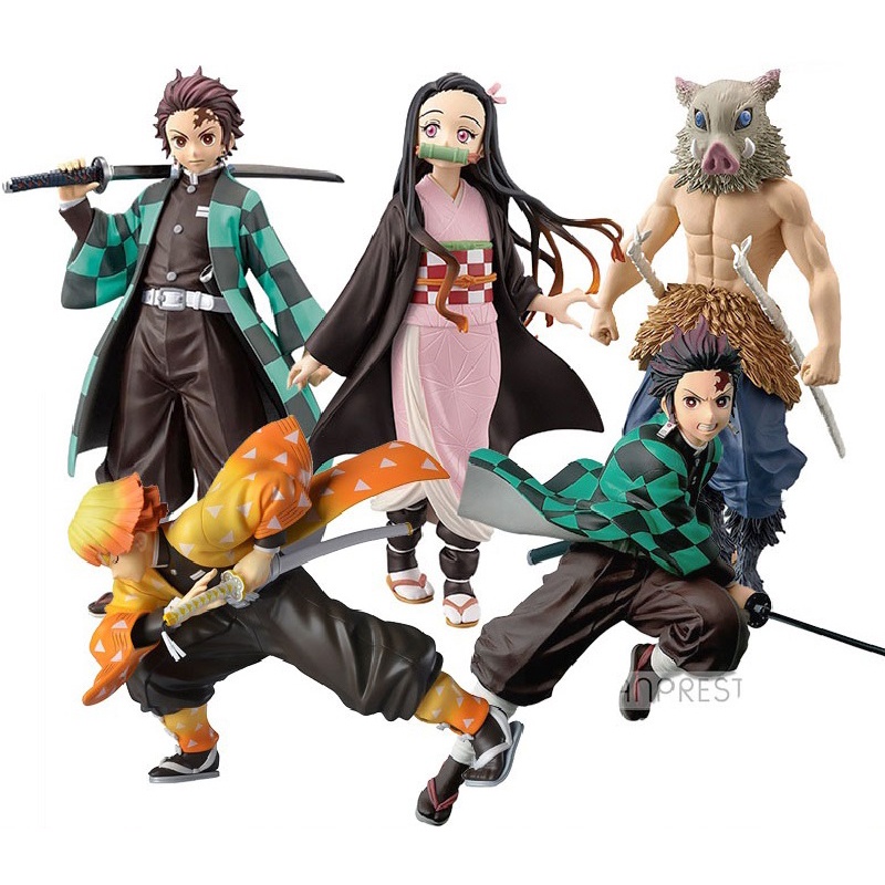 Mô hình Kimetsu No Yaiba figure Demon Slayer Kamado Tanjirou cao 16 cm- figure thanh gươm diệt quỷ