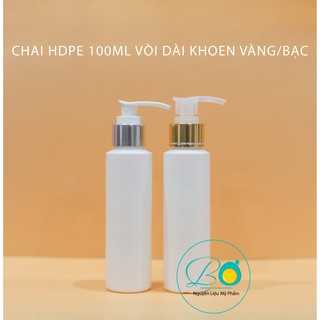 Chai 100ml HDPE Vòi Dài