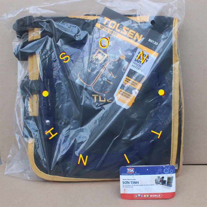 ÁO KHOÁC ĐỰNG DỤNG CỤ 510X600mm Tolsen 80130