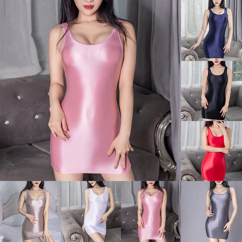 BBHOOD~Women Dress Clubwear Comfort Cosplay Evening Oil Party See Through Sexy Sheer