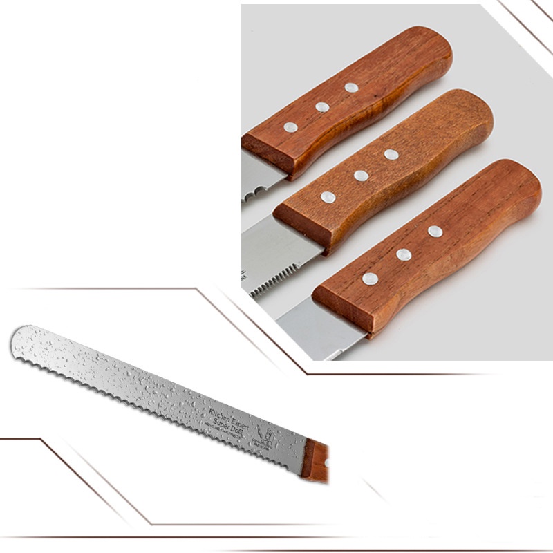 Dụng cụ cắt bánh mì bánh bông lan có răng cưa đủ size