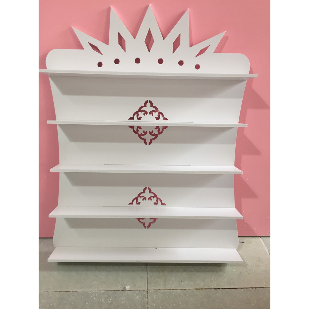 Kệ Sơn Nail treo tường hình quả Dứa Cao 75cm ngang 60cm sâu 8cm