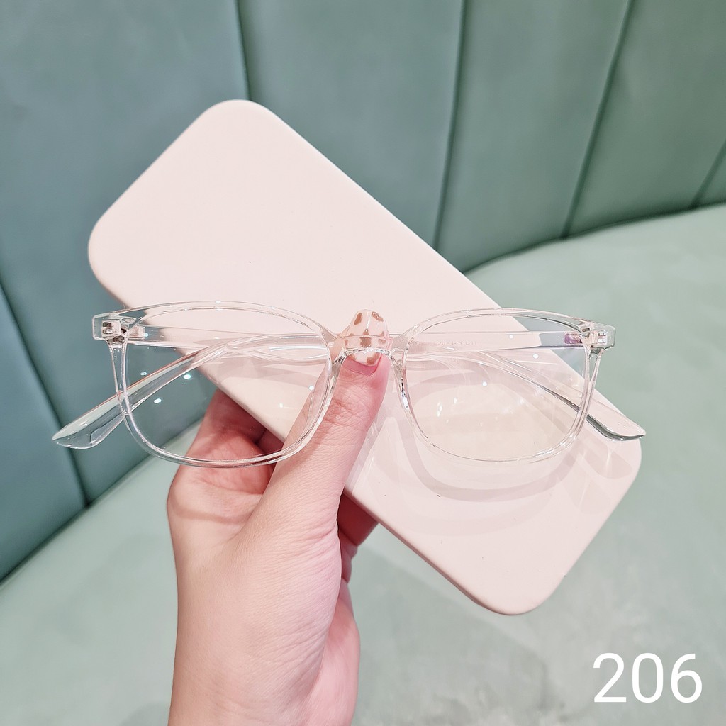 Gọng kính Lilyeyewear nhựa dẻo kiểu dáng hàn quốc thời trang nam nữ 206