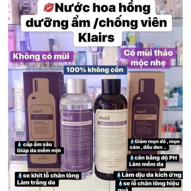 Nước Hoa Hồng Klairs Supple Preparation Toner_không mùi | BigBuy360 - bigbuy360.vn
