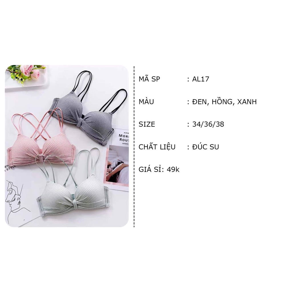 Áo lót nữ đúc su không gọng nâng ngực cao cấp quyến rũ gợi cảm LAVENUSA AL17