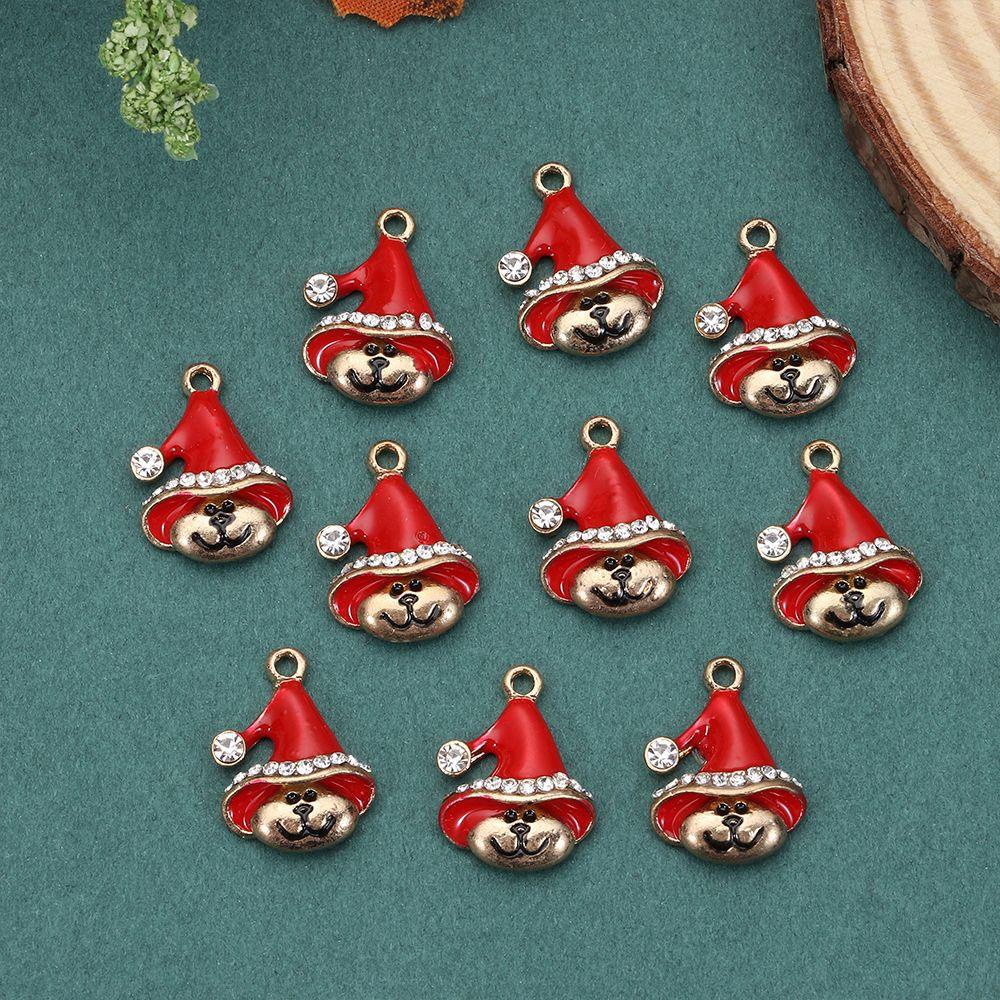 Set 10 Mặt Dây Chuyền Tráng Men Làm Trang Sức Thủ Công DIY