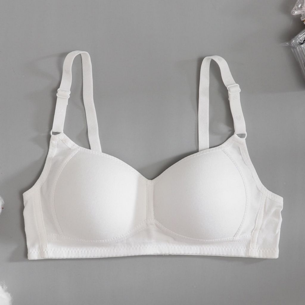 Áo lót ngực nữ sinh áo Bra cotton không gọng  mút mỏng mềm mát phom gom ngực đẹp A838 - CAVERA