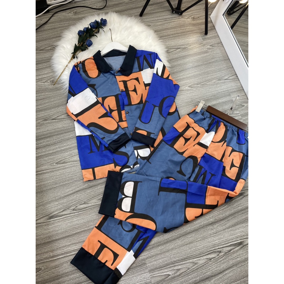 Bộ Ngủ Pijama Tay Dài Quần Dài - Bộ Mặc Nhà Chất Kate Thái Siêu Xinh -thoáng mát,mềm mịn, | BigBuy360 - bigbuy360.vn