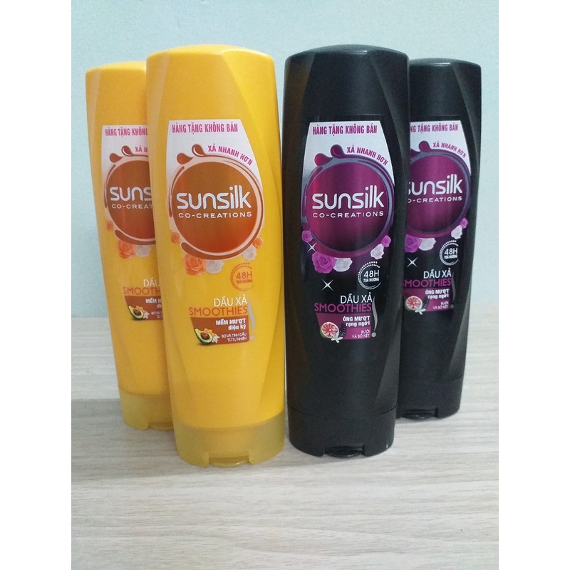 Dầu xả Sunsilk ngăn rụng tóc suôn mượt chai 140g hàng tách set