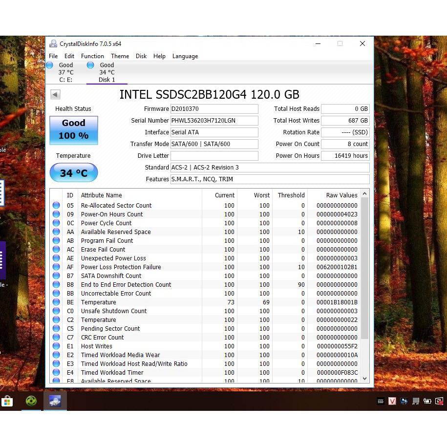 Ổ cứng SSD Intel 120Gb DC S3500 Series, hàng zin chính hãng tháo thừ server siêu bền và ổn định, bảo hành 3 năm | BigBuy360 - bigbuy360.vn