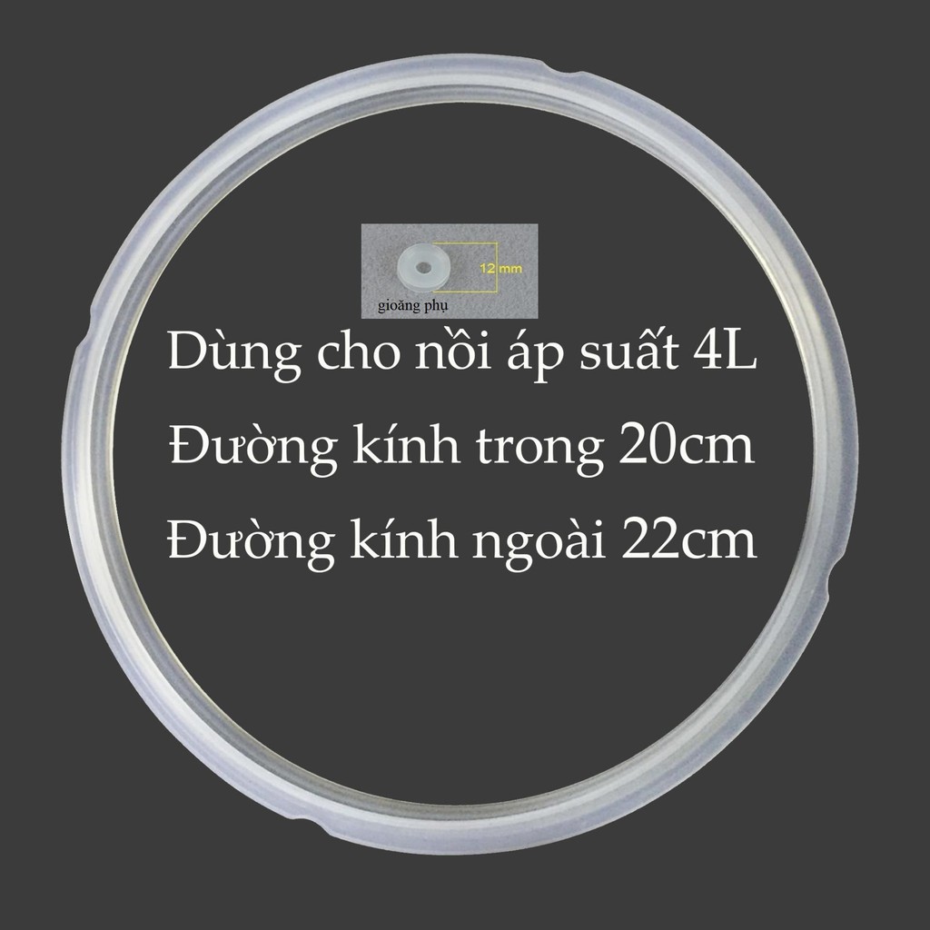 Gioăng nồi áp suất điện đa năng - Gioăng cao su 22 cm, 24 cm