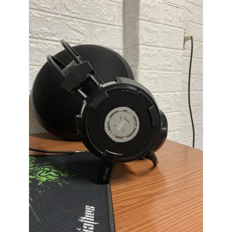 Tai nghe Gaming 7.1 wancminc 8900L chuyên game màu đen | BigBuy360 - bigbuy360.vn