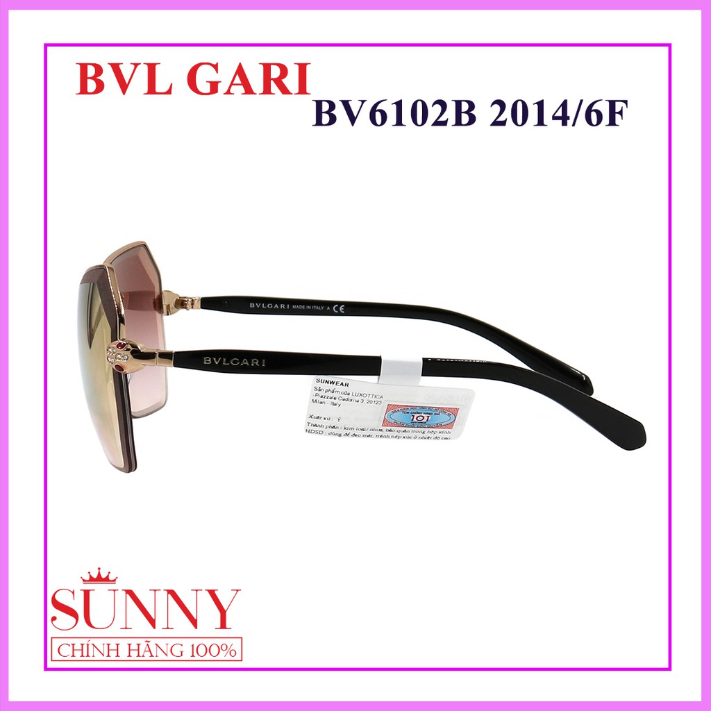 BV6102B - Kính mát BVL GARI - sp chính hãng có tem thẻ bảo hành toàn quốc