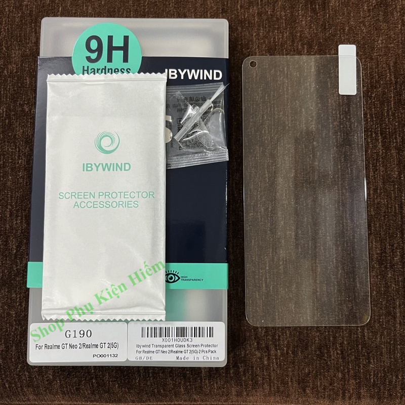 Bộ 2 kính cường lực Realme GT Neo 2 – Neo 3T – Q5 Pro cao cấp Ibywind