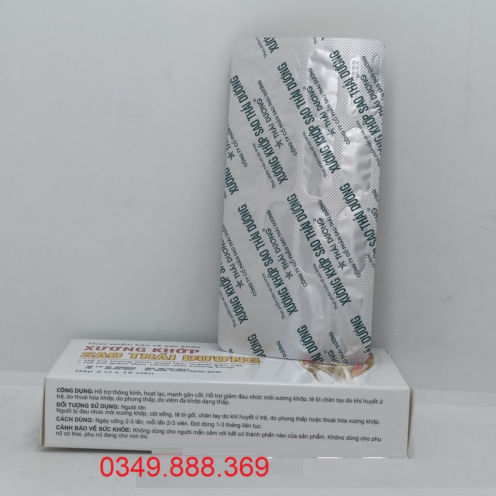 [Chính hãng] Xương Khớp Sao Thái Dương - Hộp 30 viên
