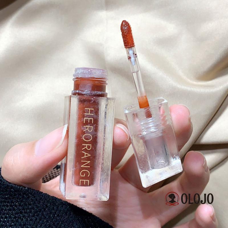 Son Bóng Herorange Hiệu Ứng Gương Hình Cây Kem Thương Hiệuolojo.Vn