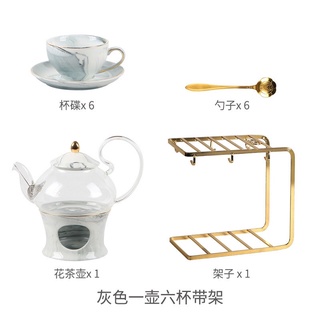 (hàng có sẵn )Bộ ấm trà chiều vân đá
