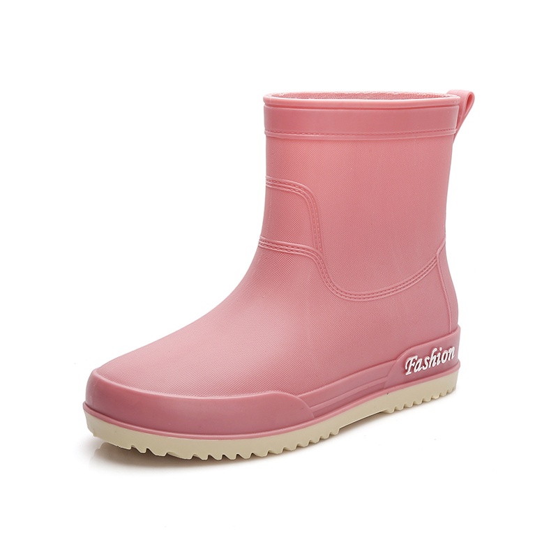 Ủng đi mưa bằng cao su chống nước thiết kế đơn giản dễ thương | BigBuy360 - bigbuy360.vn