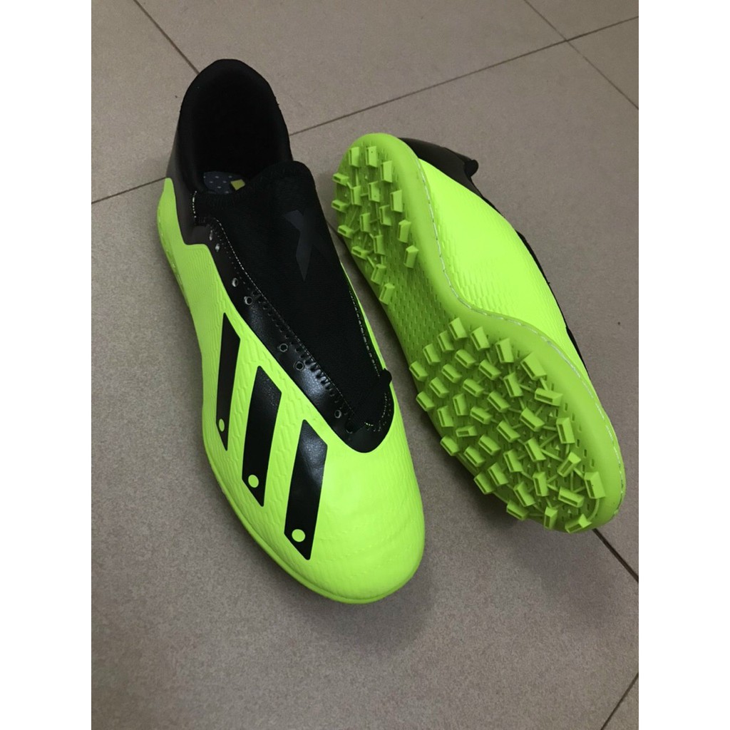 giày đá bóng ⚡tặng tất⚡ giày đá banh, giày thể thao dùng cho sân cỏ nhân tạo X19 2020, khâu đế 100%