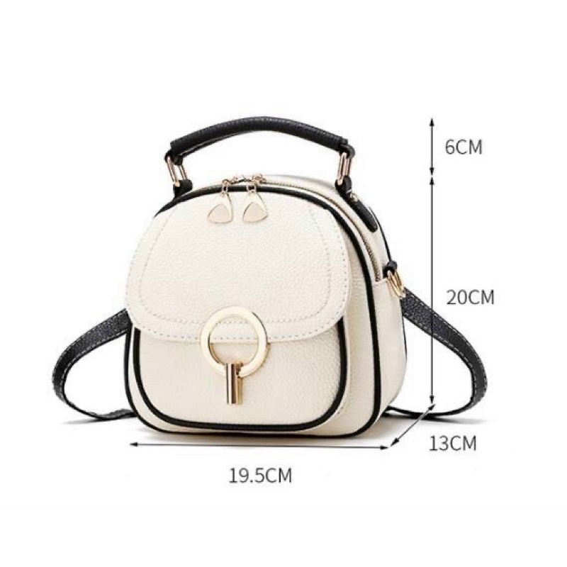 Túi Xách Nữ Đeo Vai, Balo Mini Chuwanglin Phong Cách Hàn Quốc