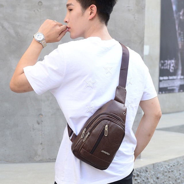 Túi đeo chéo DA PU thời trang ❤️ Túi đeo chéo Da Hà Quốc