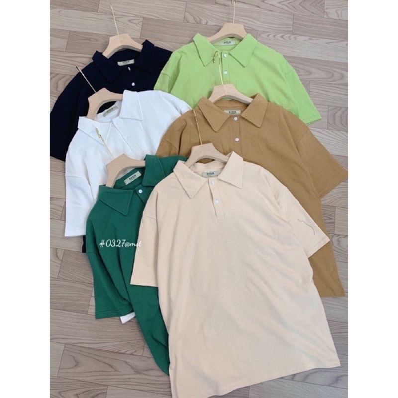 Áo polo trơn -ảnh thật 4 màu