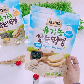 Bánh gạo hữu cơ Alvins 5m+