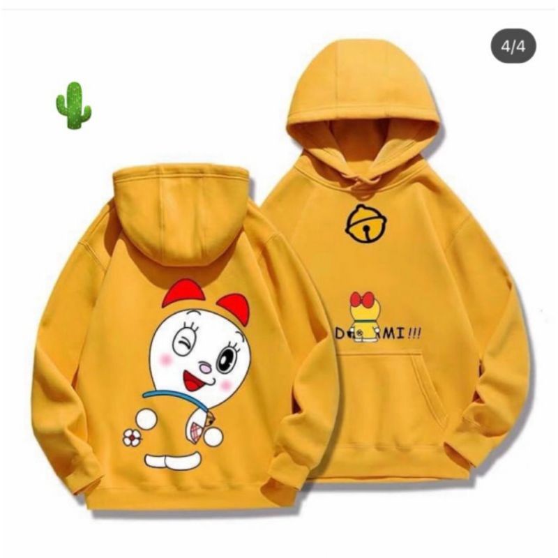 (Video+Ảnh thật)Áo hoodie doremon unisex nam nữ chất nỉ form rộng nón to chùm đầu in hoạt hình Doraemon dễ thương | BigBuy360 - bigbuy360.vn