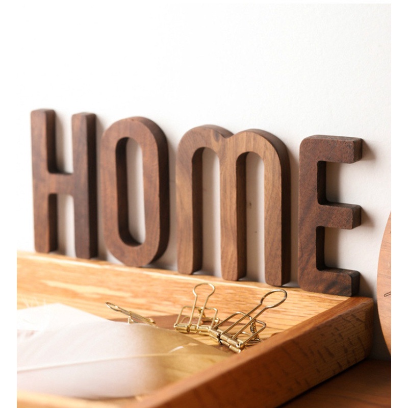 Mới Chữ Cái Trang Trí Tường Phong Cách Bắc Âu Độc Đáo