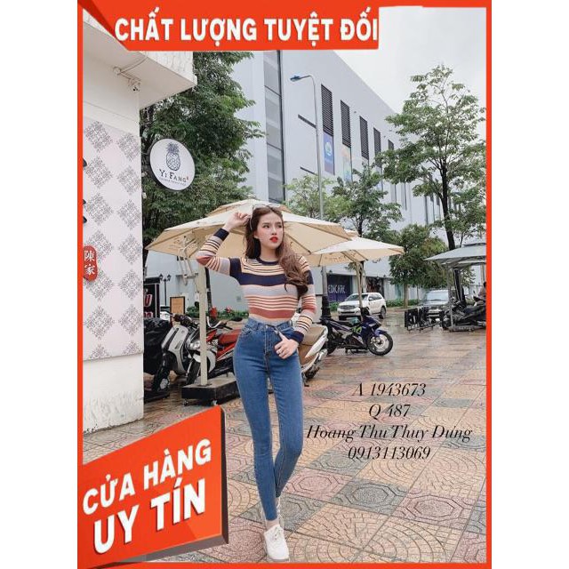 QUẦN JEANS ÔM basic LƯNG SIÊU CAO - hình thật trải sàn chính chủ | BigBuy360 - bigbuy360.vn