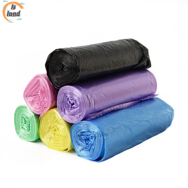 Set 5 cuộn túi đựng rác dùng một lần nhiều màu sắc