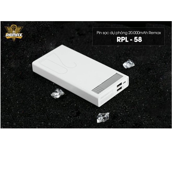 Pin sạc dự phòng chính hãng Remax RPL - 58 20000mAh