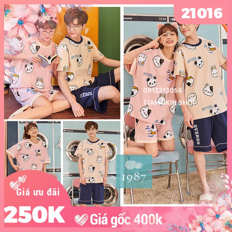 [HOT2021] Đồ Đôi Nam Nữ Mùa Hè -Mặc Nhà Hay Đi Biển Đều Đẹp🍉250K/2BỘ   🍉Màu Sắc Dễ Thương 🍉Chất Cotton Mát🍉CS