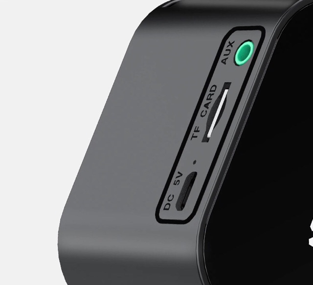 Loa Bluetooth Kiêm Đồng Hồ Màn Hình Led Tráng Gương Hot(Đồng hồ báo thức, Đài FM)