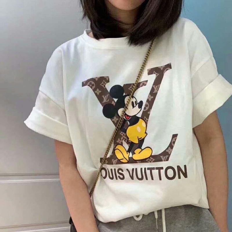 Áo phông gấu micky unisex nam nữ hàng hót trend 2022