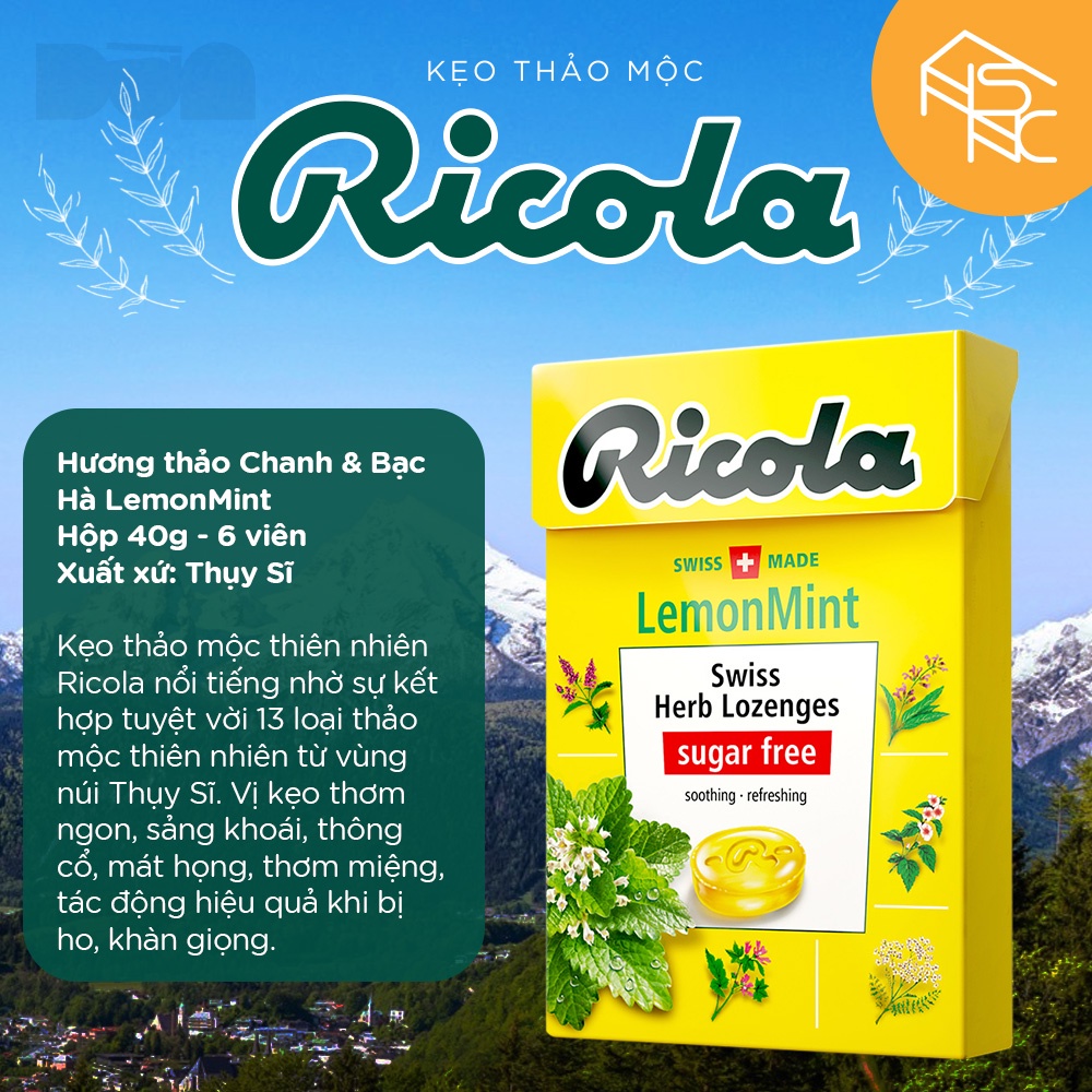 Kẹo thảo mộc Ricola 40g