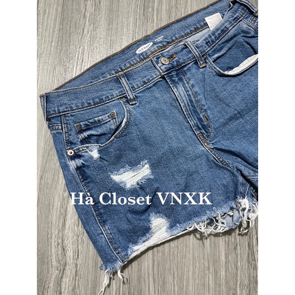 Quần Short Jean Nữ Old N@vì
